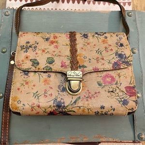 PRAIRIE ROSE PATRICIA NASH LEATHER CROSSBODY BAG GUC